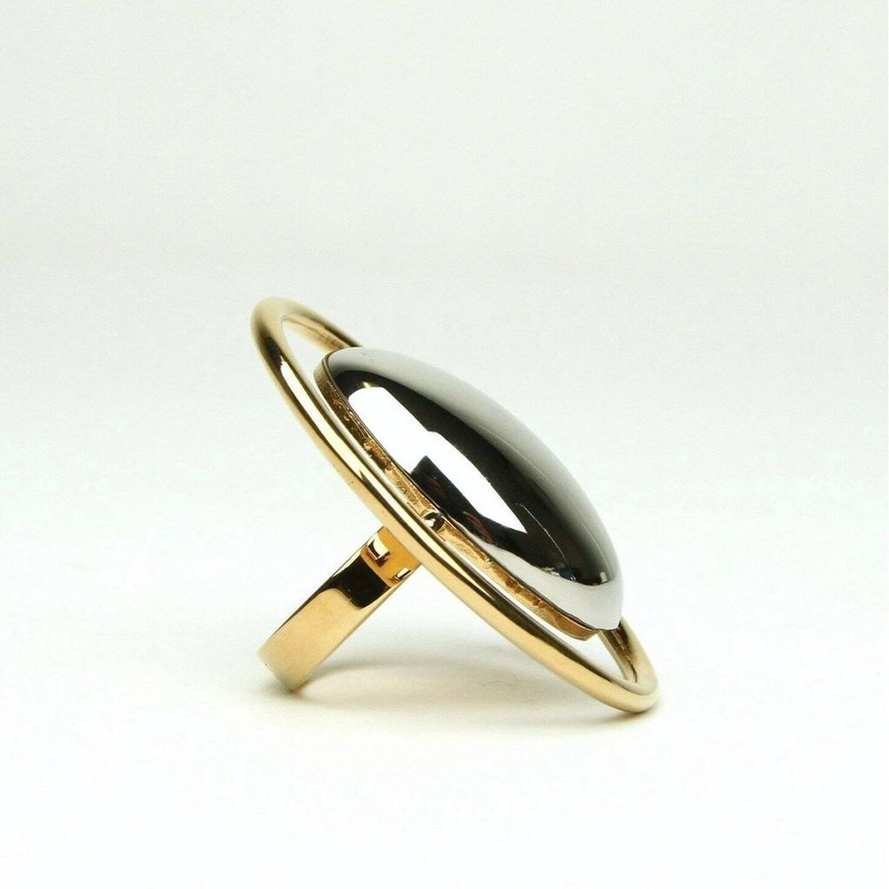 Authentic YSL Ring Size 6 Brass Saint Laurent